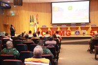 Lançamento oficial do Plano de Enfrentamento ao Período de Estiagem 2025, na sede da prefeitura de Uberlândia (MG), em 24/6/2025. Foto: Araípedes Luz – Secretaria de Comunicação/PMU MPF defende união das instituições em lançamento do Plano de Enfrentamento ao Período de Estiagem em Uberlândia (MG)