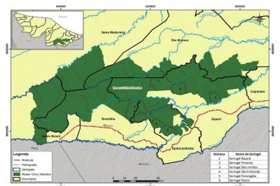 Mapa Resex Chico Mendes Mapa Resex Chico Mendes