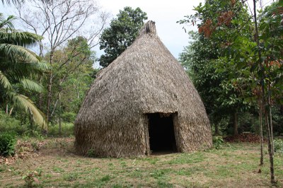 Oca utilizada em celebrações na aldeia Cassupá e Salamãi - Foto: MPF Oca utilizada em celebrações na aldeia Cassupá e Salamãi