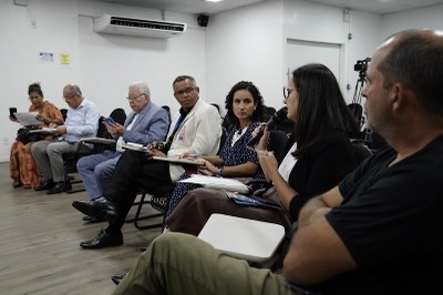 Foto tirada na reunião do Coetrae/AL, MPF representado pela procuradora Juliana Câmara 