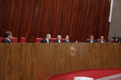 Foto do plenário do TSE