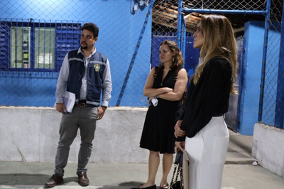 Foto: Comunicação MP/AL Registro fotográfico dos membros do MPF, MP e MPT em atuação conjunta na escola