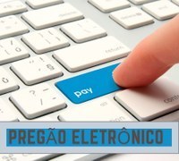 Imagem: Ascom MPF Imagem de um teclado de computador, onde está escrito pay, com destaque em negrito para Pregão Eletrônico.