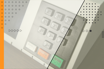 Arte: Comunicação/MPF imagem de uma urna eletrônica e elementos gráficos