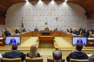 Foto: Rosinei Coutinho/STF Foto do procurador-geral da República, Paulo Gonet Branco, no plenário do STF.