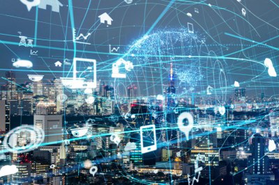 Fotos: Canva/Polícia do MPU (PRM-CG) Imagem com ícones de ferramentas digitais