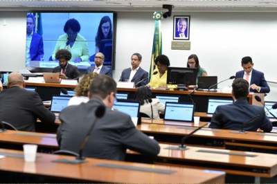Foto: Zeca Ribeiro/Câmara dos Deputados Foto mostra a sala de audiência durante o evento
