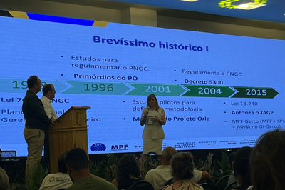 Procuradora Gisele Porto durante apresentação no Encogerco