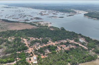 Foto aérea do Pedral do Lourenção
