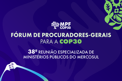 Arte: Comunicação/MPF imagem das identidades visuais dos dois eventos