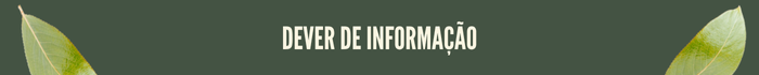 Dever de informação Dever de informação