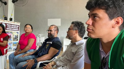 Tabuleiro dos Negros - Reunião na associação quilombola