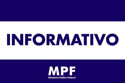 Banner com a frase informativo