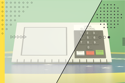Arte: Comunicação/MPF Imagem da urna eletrônica