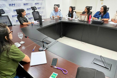 Imagem: Comunicação MPF/AL imagem mostra reunião realizada no MPF/AL