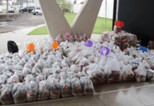 Servidores do MP da União fazem doações de 241 cestas básicas para seis instituições assistenciais de Porto Velho (RO) — Procuradoria da República em Rondônia