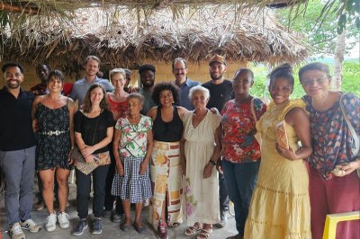 Comitiva alemã Comitiva alemã em visita às comunidades quilombolas de Goiás