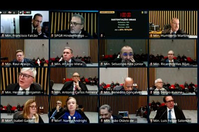 Print de tela Imagem do print de tela do momento do julgamento