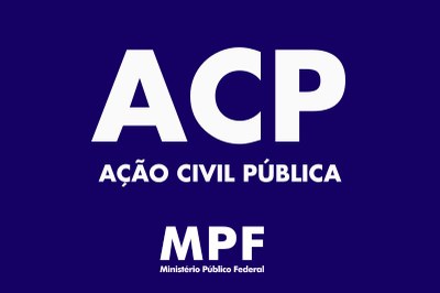 Banner padrão de ACP (Ação Cível Pública)