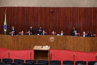 Foto: Luiz Roberto/TSE Imagem do plenário do TSE