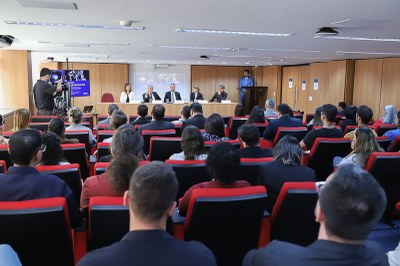 Foto: Antonio Augusto/MPF Foto mostra auditório durante o evento