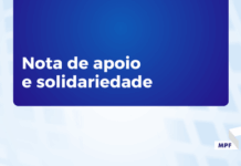 Nota de apoio e solidariedade — Procuradoria da República no Amapá